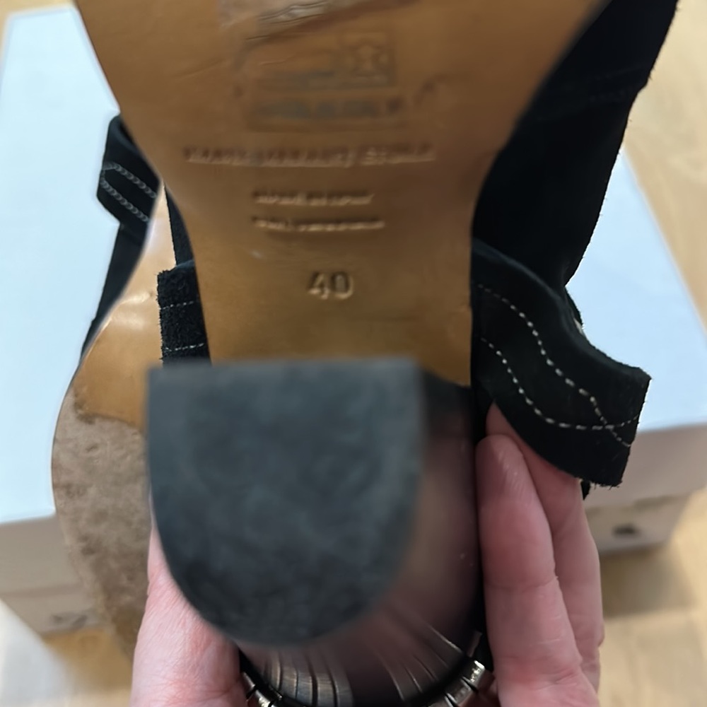 Isabel Marant Rawson Black Suede Ankle Boot - Picture 8 of 10